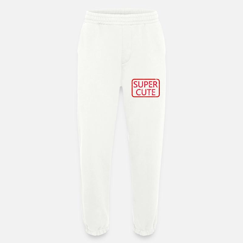 Super Cute - Heavyweight Jogginghose - made by SPREAD  - OFF WHITE