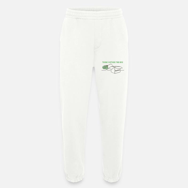 Think Outside The Box - Heavyweight Jogginghose - made by SPREAD  - OFF WHITE