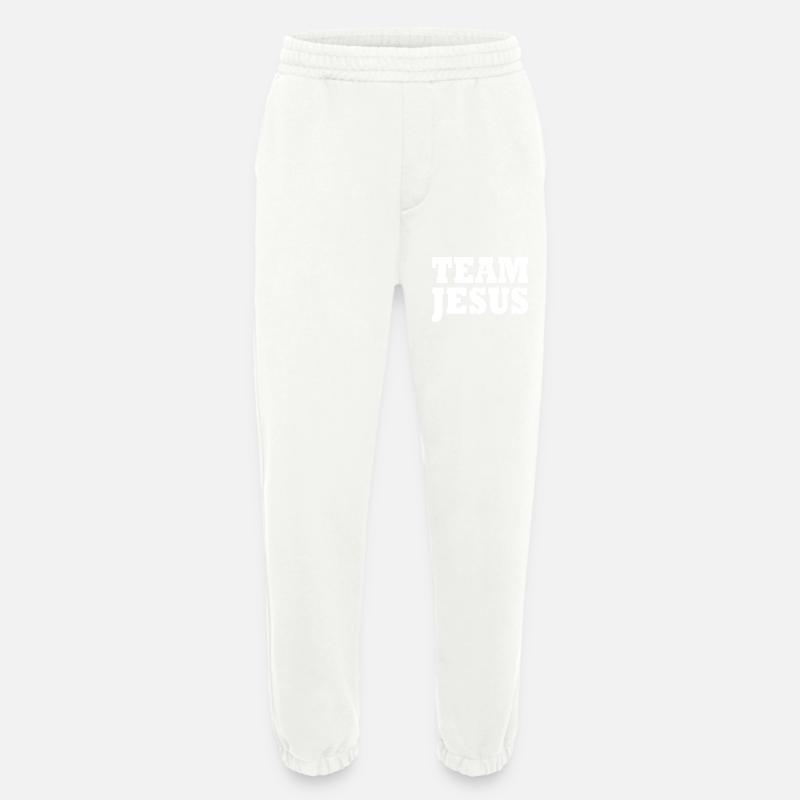 Team jesus - Heavyweight Jogginghose - made by SPREAD  - OFF WHITE