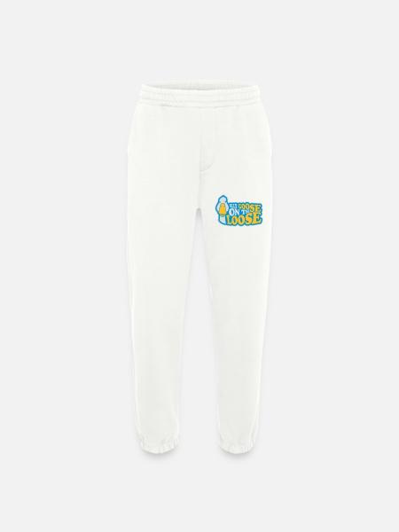 goose on the loose - Heavyweight Jogging Pants - made by SPREAD  - OFF WHITE