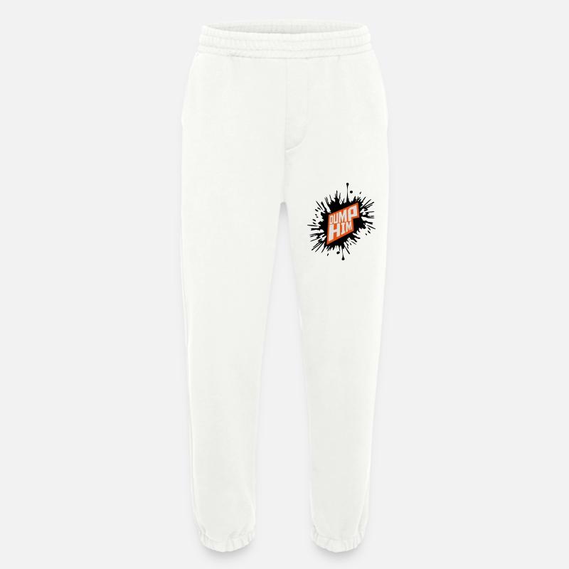 dump him Zitat Logo - Heavyweight Jogginghose - made by SPREAD - OFF WHITE