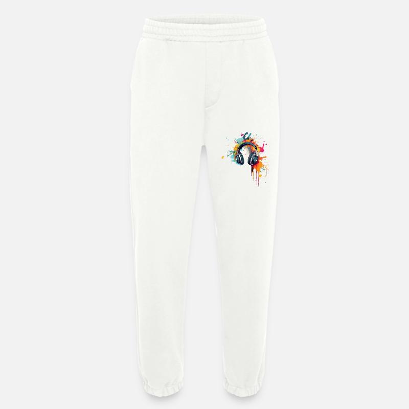 Farbenfrohe Klänge - Heavyweight Jogginghose - made by SPREAD  - OFF WHITE