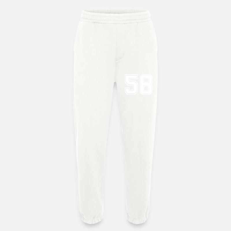 58 - Heavyweight Jogginghose - made by SPREAD  - OFF WHITE