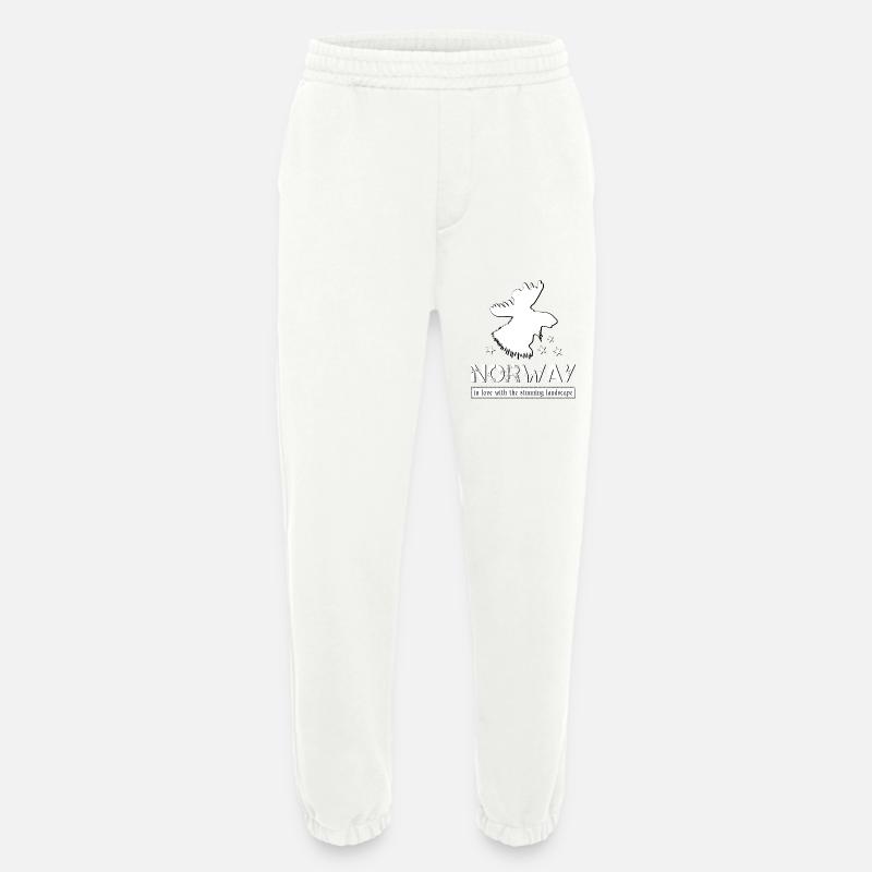 Norway norge - Heavyweight Jogginghose - made by SPREAD  - OFF WHITE