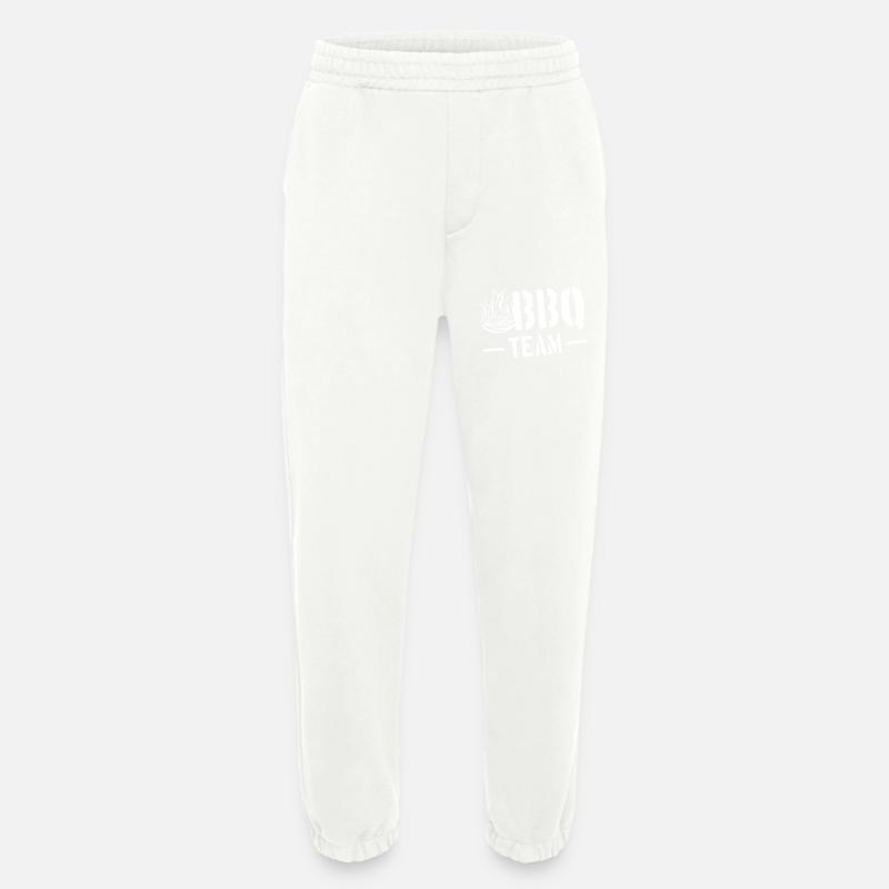 Grilling Barbecue Bbq Team - Heavyweight Jogging Pants - made by SPREAD  - OFF WHITE