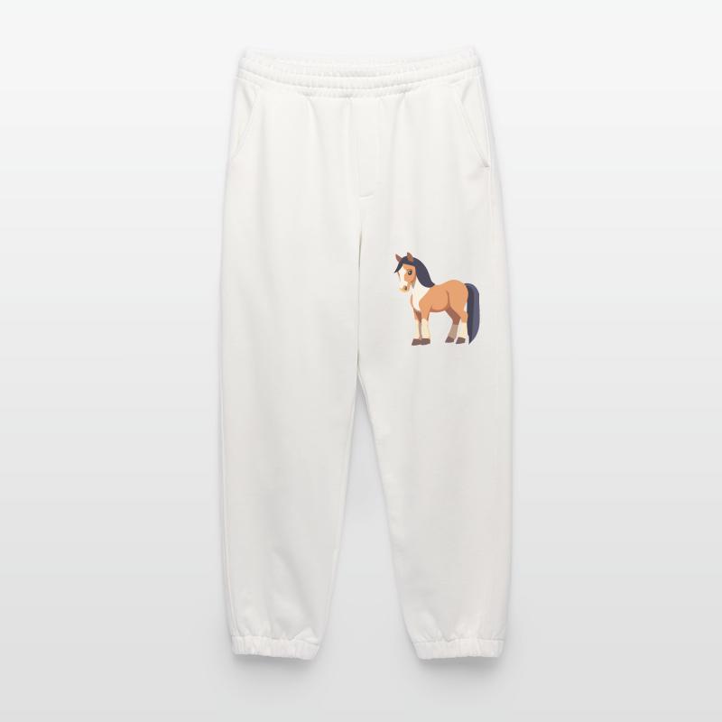 Cheval mignon Pantalon de jogging bio épais fabriqué en UE