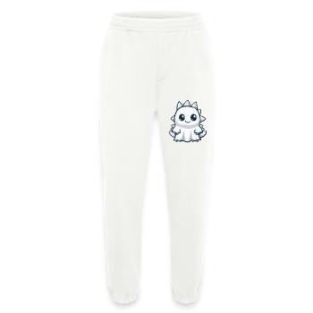 Dinosaur Stegosaurus Halloween Ghost - Heavyweight Jogging Pants - made by SPREAD  - OFF WHITE - Front