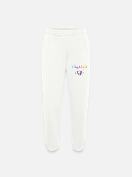 #Stayliquid Einhorn-Herz - Heavyweight Jogginghose - made by SPREAD - OFF WHITE