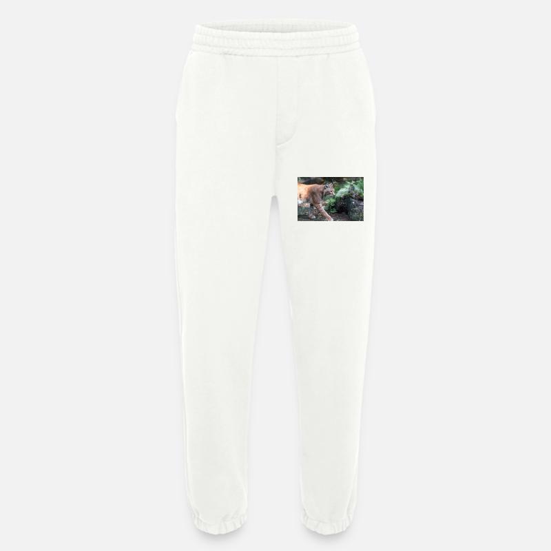Eurasischer Luchs oder Nördlicher Luchs - Heavyweight Jogginghose - made by SPREAD  - OFF WHITE