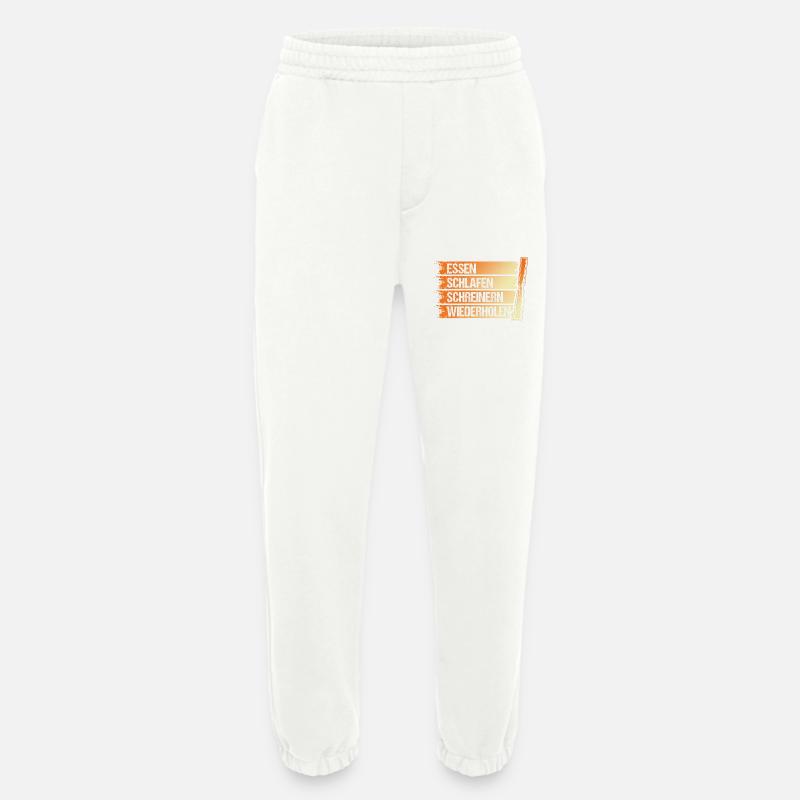 Charpentier, Charpentier, Charpentier - Pantalon de jogging bio épais fabriqué en UE - OFF WHITE