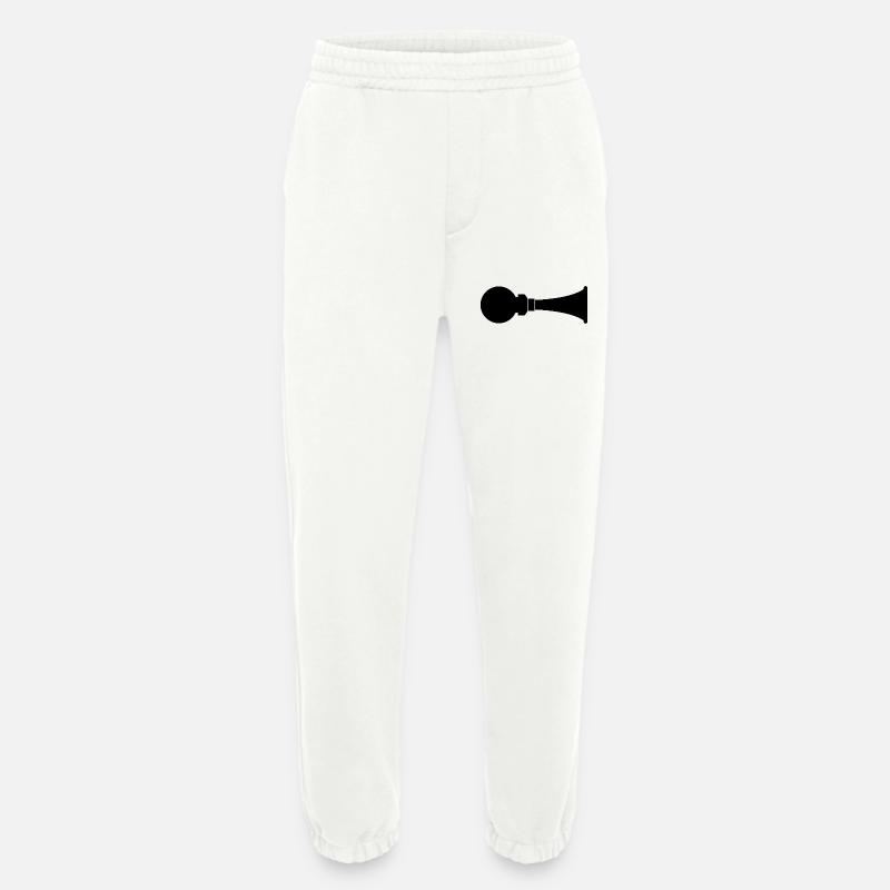 Car Horn - Heavyweight Jogging Pants - made by SPREAD  - OFF WHITE