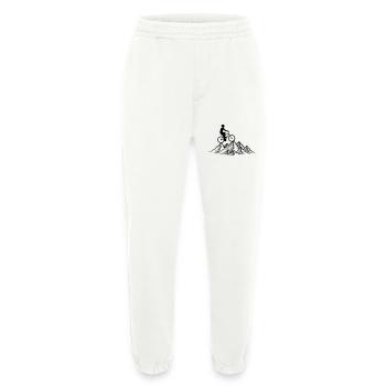 bike ride mountain bike mountains mountainous high above - Heavyweight Jogging Pants - made by SPREAD  - OFF WHITE - Front