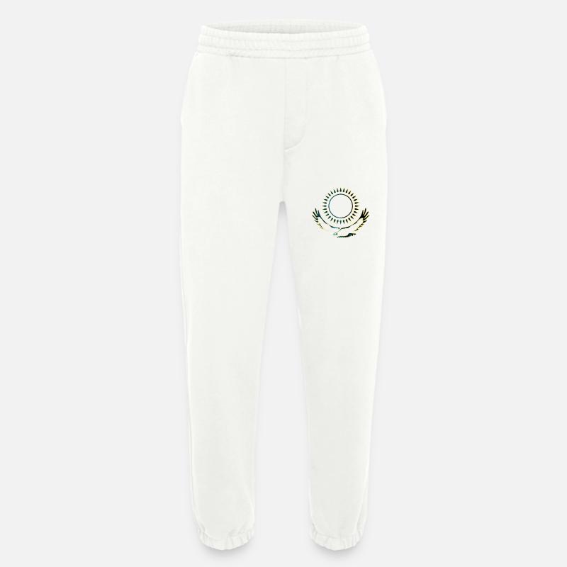 Kasachstan Adler edel - Heavyweight Jogginghose - made by SPREAD - OFF WHITE