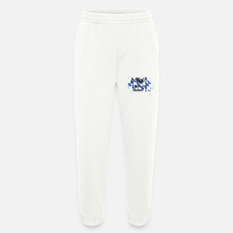 1. Mai - Ich bin dabei! - Heavyweight Jogginghose - made by SPREAD  - OFF WHITE
