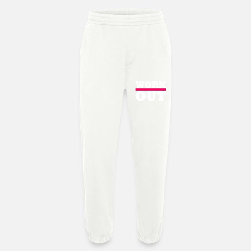 Workout - Heavyweight Jogginghose - made by SPREAD  - OFF WHITE