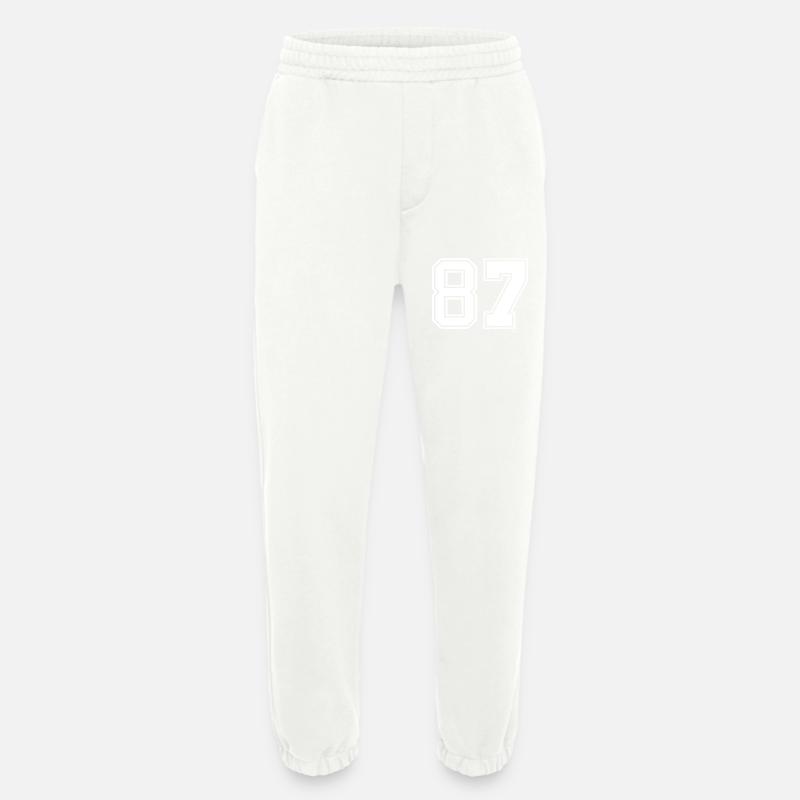 87 - Heavyweight Jogginghose - made by SPREAD  - OFF WHITE