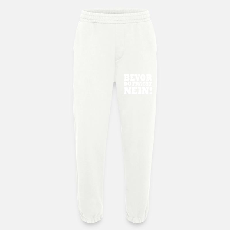 Bevor du fragst nein - Heavyweight Jogginghose - made by SPREAD  - OFF WHITE