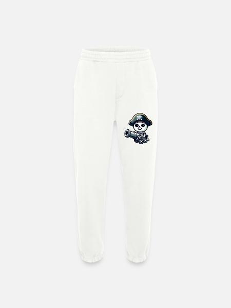 Pirate Skull - Skeleton Treasure - Heavyweight Jogging Pants - made by SPREAD  - OFF WHITE