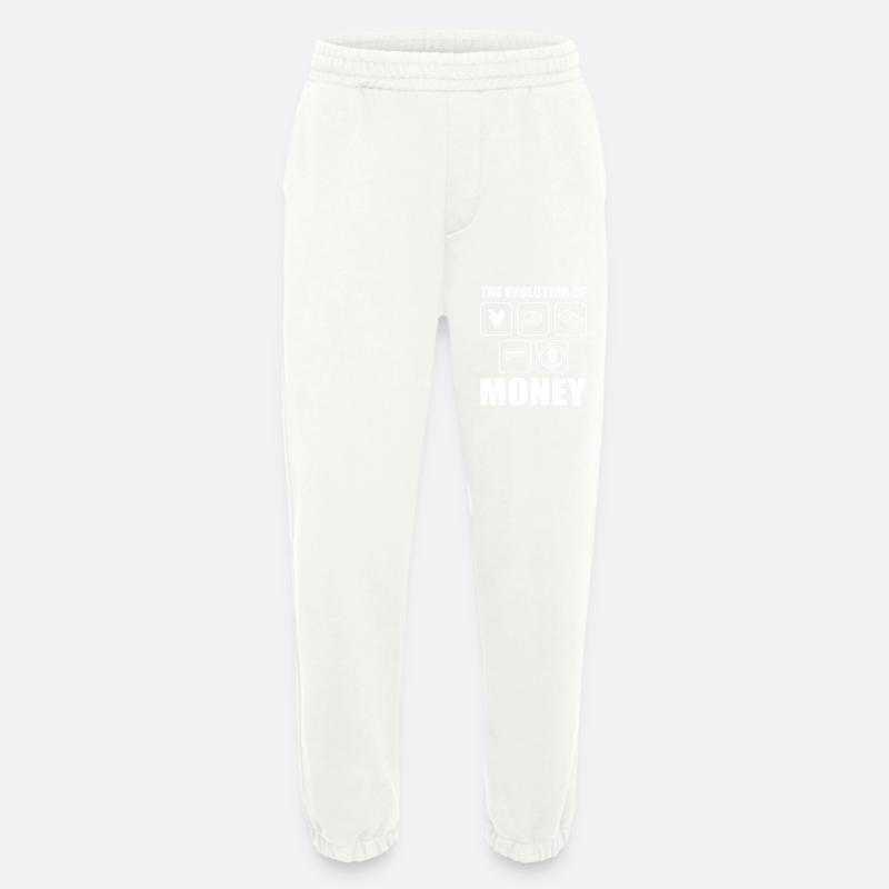 Bitcoin Evolution - Heavyweight Jogginghose - made by SPREAD  - OFF WHITE