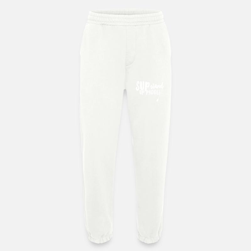 Paddleboarding Sup Stand - Heavyweight Jogging Pants - made by SPREAD  - OFF WHITE