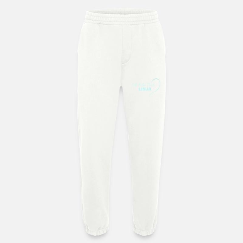 Gift for Linja - Heavyweight Jogging Pants - made by SPREAD  - OFF WHITE