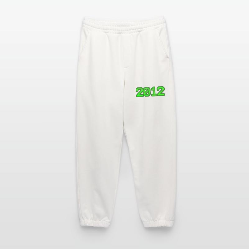 2012 2012 Pantalon de jogging bio épais fabriqué en UE