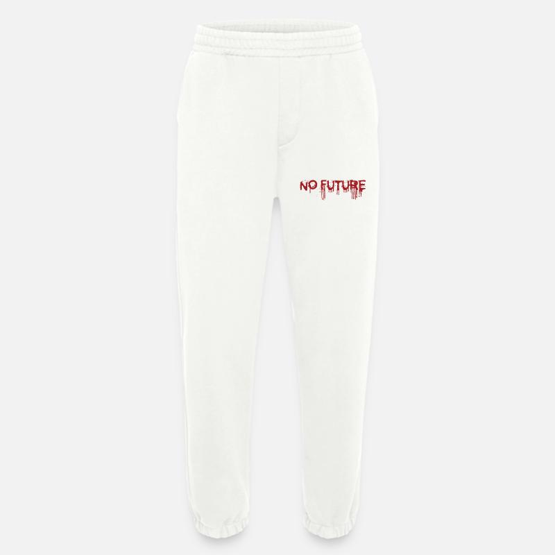 NO FUTURE - Heavyweight Jogginghose - made by SPREAD  - OFF WHITE