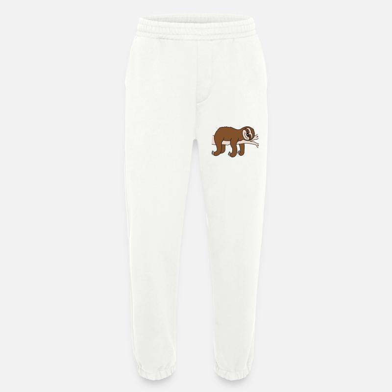 Müdes Faultier schläft Comic - Heavyweight Jogginghose - made by SPREAD  - OFF WHITE
