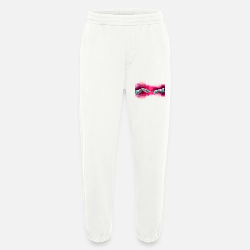 Moderne Kunst Michelangelo - Heavyweight Jogginghose - made by SPREAD  - OFF WHITE