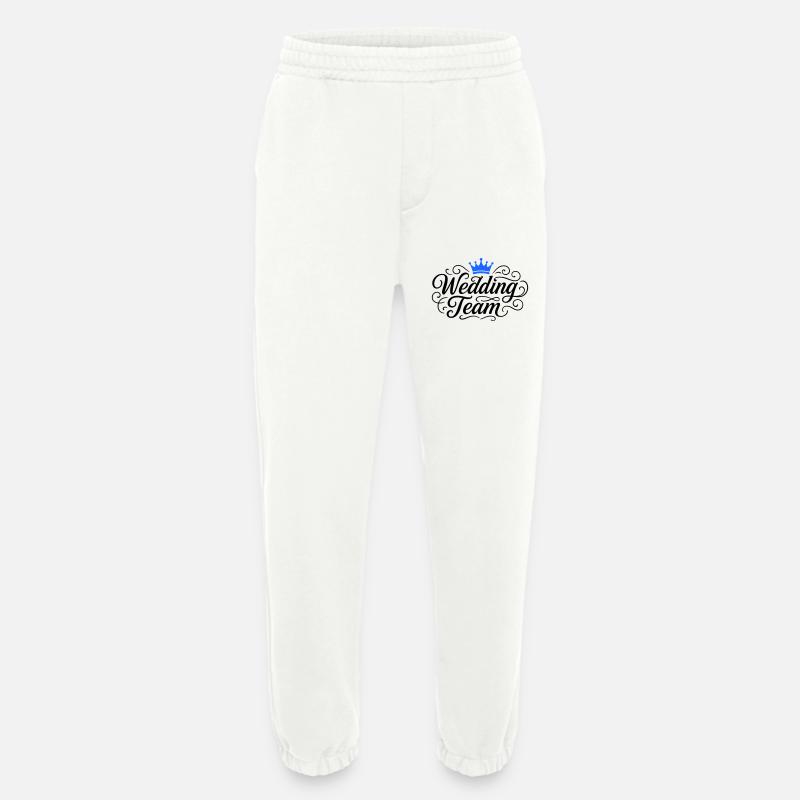 Wedding Team Hochzeit - Heavyweight Jogginghose - made by SPREAD  - OFF WHITE