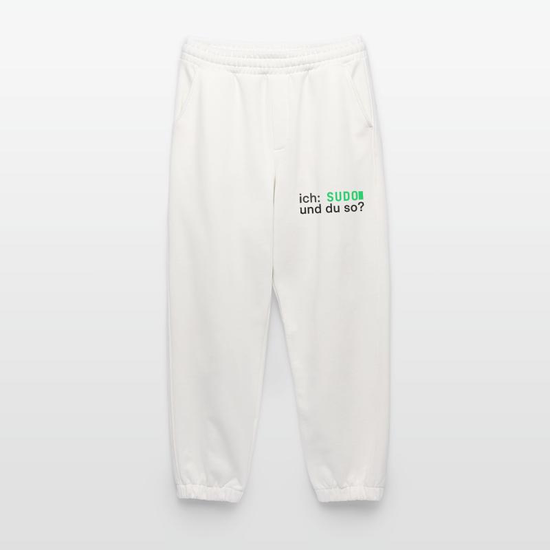 ich: SUDO und du so? Linux Programmierer - dunkel Heavyweight Jogginghose - made by SPREAD 