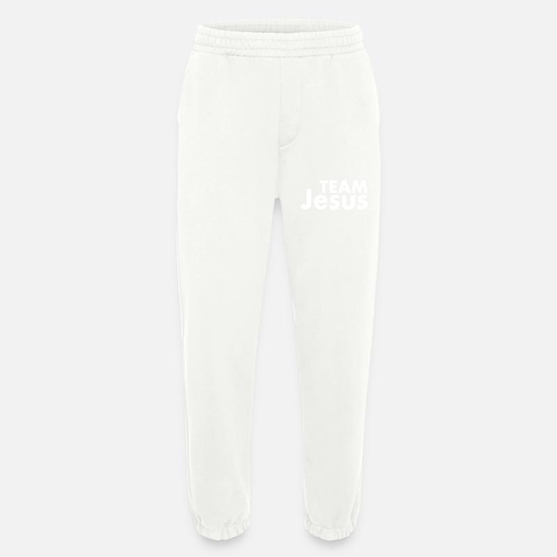 Team jesus - Heavyweight Jogginghose - made by SPREAD  - OFF WHITE