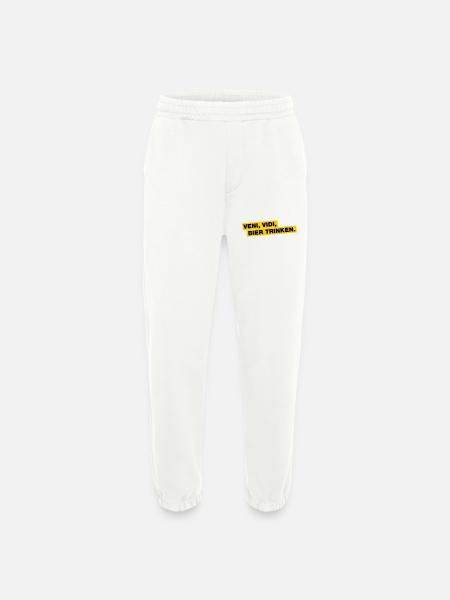 Veni, Vidi, Bier trinken - Heavyweight Jogginghose - made by SPREAD - OFF WHITE