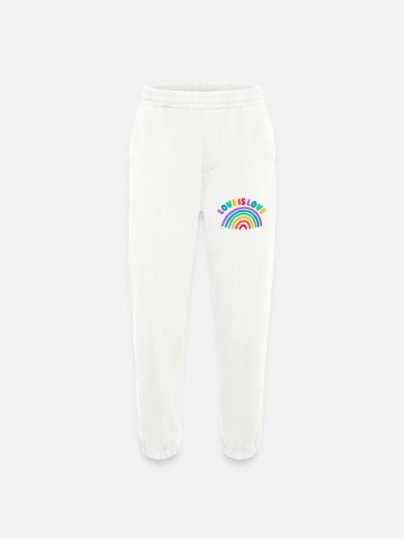 Love is all - Heavyweight Jogginghose - made by SPREAD - OFF WHITE