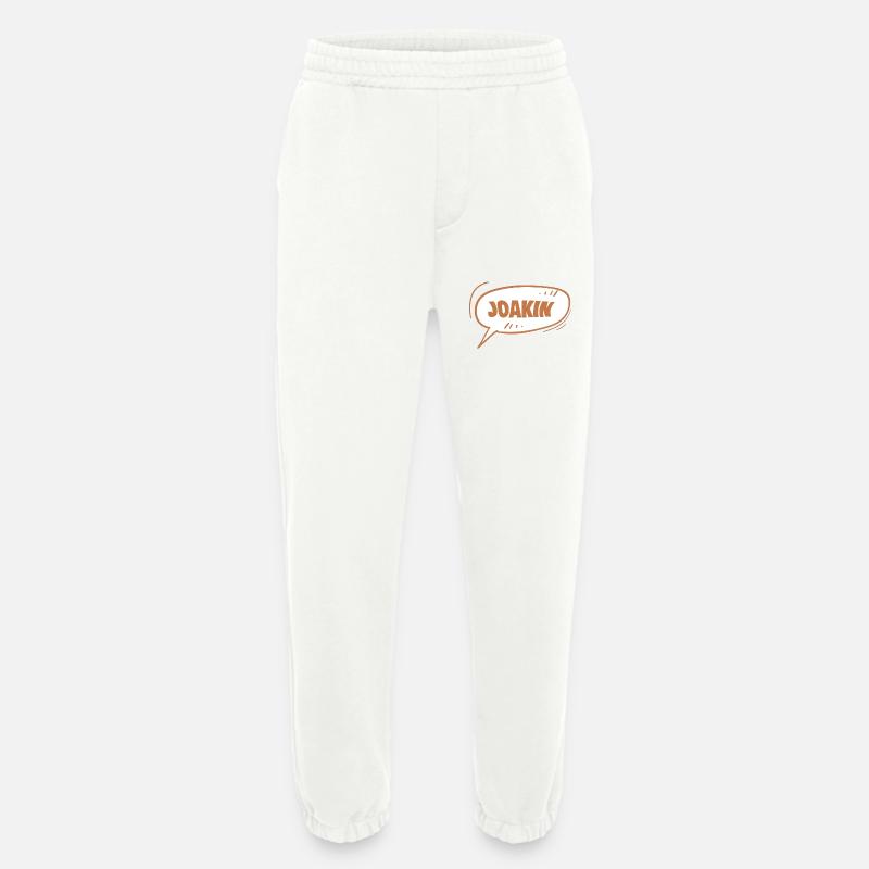 Gift for Joakin - Heavyweight Jogging Pants - made by SPREAD  - OFF WHITE