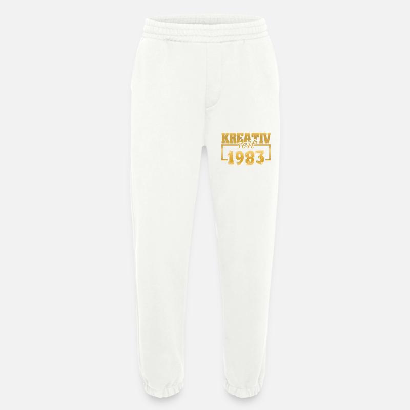 Webdesigner 1983 - Heavyweight Jogginghose - made by SPREAD  - OFF WHITE