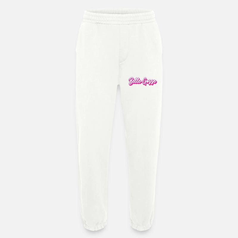 Schönes Kinderskript Pink - Heavyweight Jogginghose - made by SPREAD  - OFF WHITE