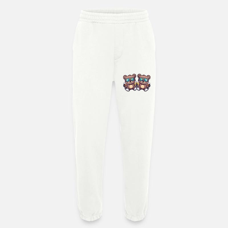 Bär Ski Team Bier - Heavyweight Jogginghose - made by SPREAD  - OFF WHITE