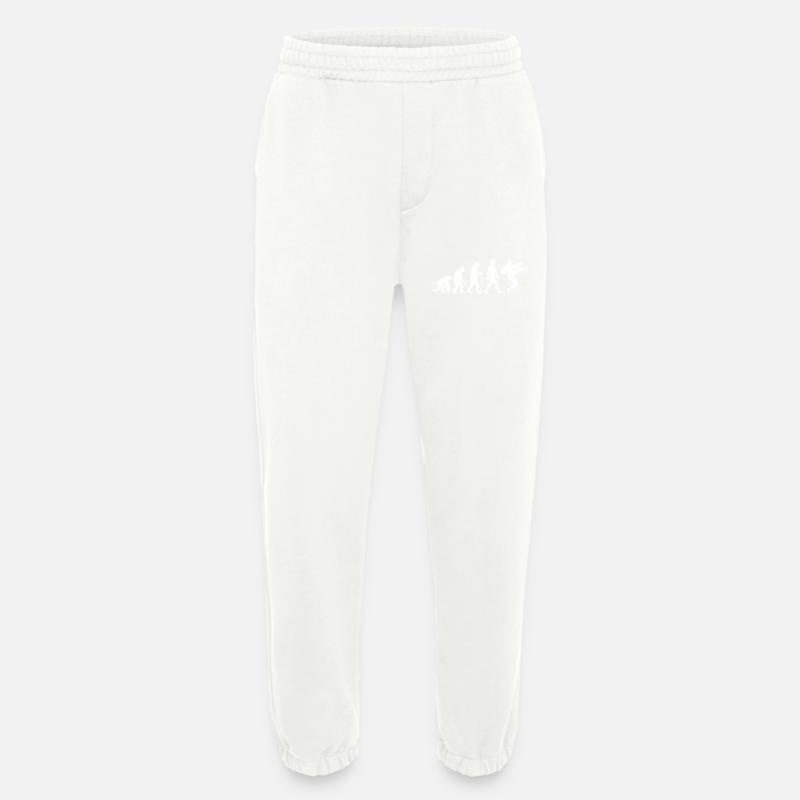 Karate Evolution - Heavyweight Jogging Pants - made by SPREAD  - OFF WHITE