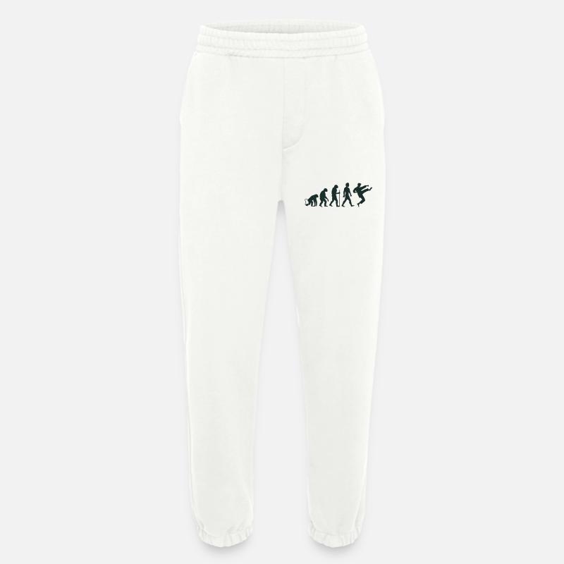 karate evolution - Heavyweight Jogginghose - made by SPREAD  - OFF WHITE