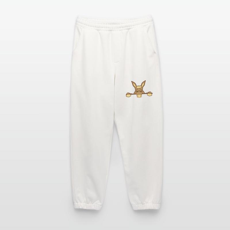 mur de mur moitié zone de texte de texte écrire petit Pantalon de jogging bio épais fabriqué en UE