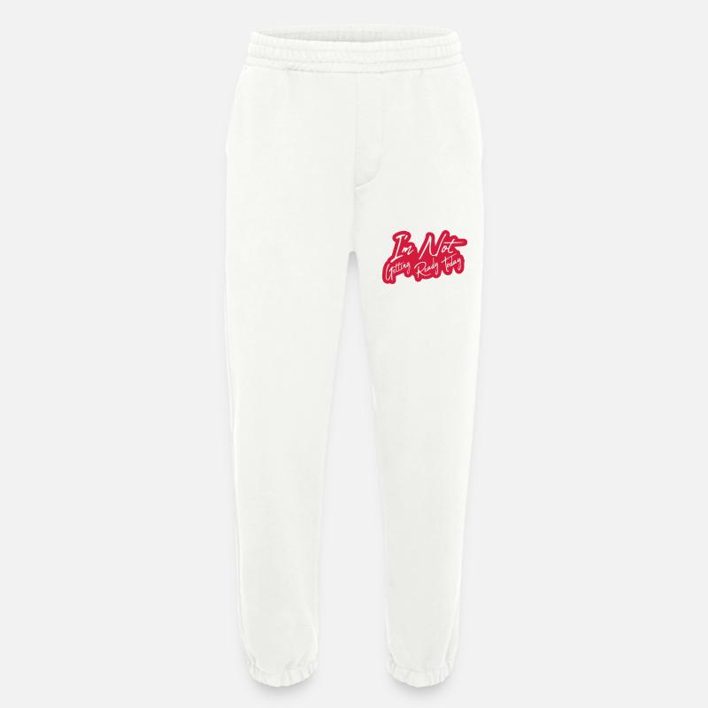 not getting ready today - Heavyweight Jogginghose - made by SPREAD  - OFF WHITE