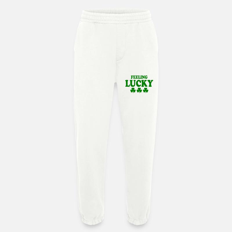feeling lucky - Heavyweight Jogginghose - made by SPREAD  - OFF WHITE