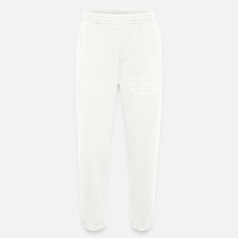 example - Heavyweight Jogging Pants - made by SPREAD  - OFF WHITE