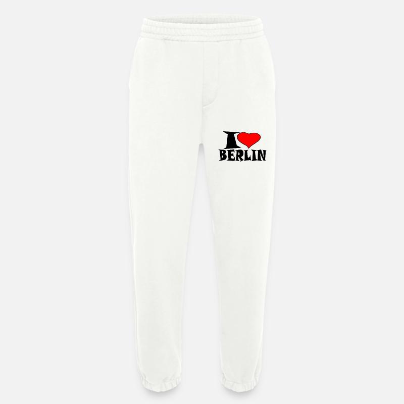 Berlin - Ich Liebe Berlin - Heavyweight Jogginghose - made by SPREAD  - OFF WHITE