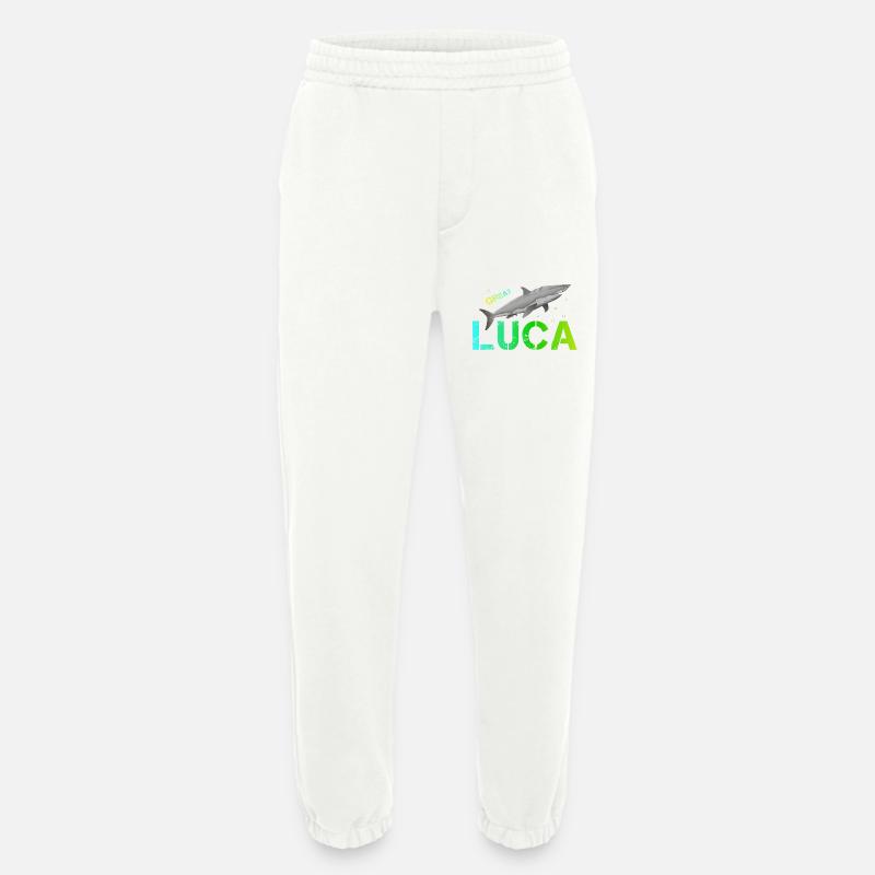 Luca Name Luca - Heavyweight Jogginghose - made by SPREAD  - OFF WHITE