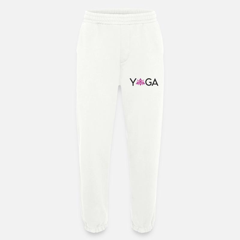 Yoga Geschenkidee - Heavyweight Jogginghose - made by SPREAD  - OFF WHITE
