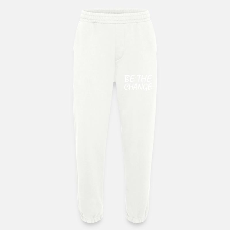 be the change - Heavyweight Jogginghose - made by SPREAD  - OFF WHITE