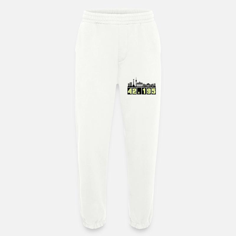 berlin skyline marathon - Heavyweight Jogginghose - made by SPREAD  - OFF WHITE