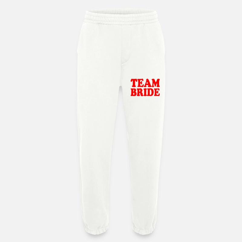 Team bride - Heavyweight Jogginghose - made by SPREAD  - OFF WHITE